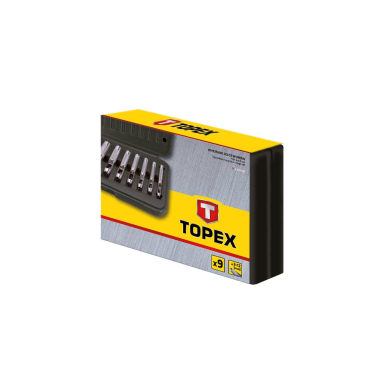 Pjovikliai ertmėms, ertmių dydis: 3 - 12 mm, 9 vnt. 1 Pjovikliai ertmėms, ertmių dydis: 3 - 12 mm, 9 vnt. 1