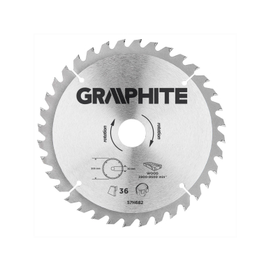 Pjovimo diskas  205x20mm 36z, medžiui