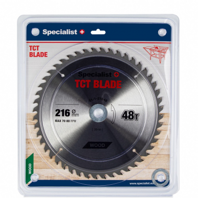 Pjovimo diskas 216 mmx48Tx30/20/16 mm Pjovimo diskas 216 mmx48Tx30/20/16 mm