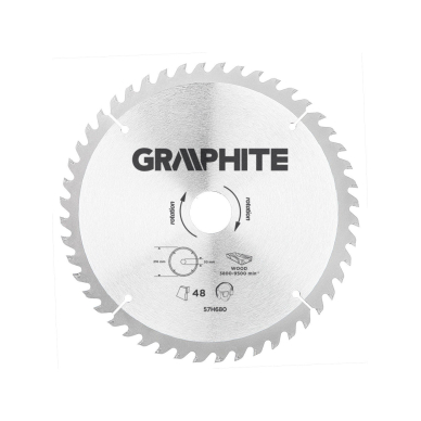 Pjovimo diskas 216 x 30 mm 48 d. medžiui Pjovimo diskas 216 x 30 mm 48 d. medžiui