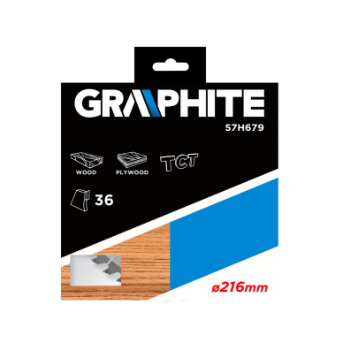 Pjovimo diskas  216x30mm 36z, medžiui 1 Pjovimo diskas  216x30mm 36z, medžiui 1