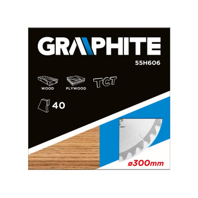 Pjovimo diskas, 300 x 30 mm, 40 dantukai 1