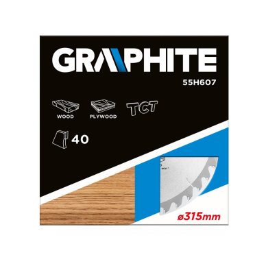 Pjovimo diskas, 315 x 30 mm, 40 dantų 1 Pjovimo diskas, 315 x 30 mm, 40 dantų 1