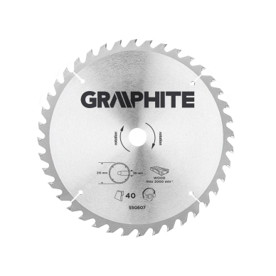 Pjovimo diskas, 315 x 30 mm, 40 dantų