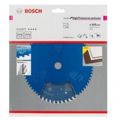 Pjovimo diskas Bosch 165x20x2,6 mm, Z48, 2608644133 1 Pjovimo diskas Bosch 165x20x2,6 mm, Z48, 2608644133 1