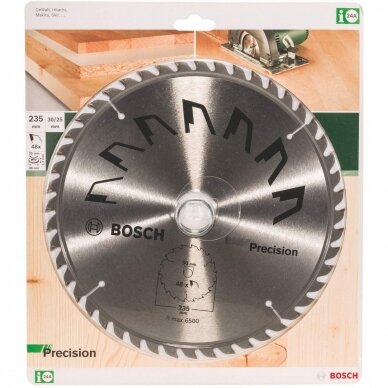 Pjovimo diskas BOSCH 235x2x30/25. Z48 1 Pjovimo diskas BOSCH 235x2x30/25. Z48 1