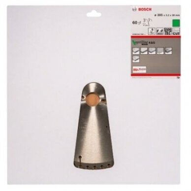 Pjovimo diskas Bosch, 305x30x3,2 mm, Z60, 2608641768 1 Pjovimo diskas Bosch, 305x30x3,2 mm, Z60, 2608641768 1