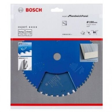 Pjovimo diskas Bosch Expert for Sandwitch Panel, 190x30x2.0/1.6x36, 2608644367 1 Pjovimo diskas Bosch Expert for Sandwitch Panel, 190x30x2.0/1.6x36, 2608644367 1