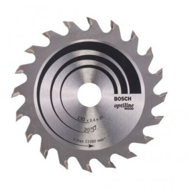 Pjovimo diskas Bosch Optiline Wood, 130x16m, 2608640582 Pjovimo diskas Bosch Optiline Wood, 130x16m, 2608640582