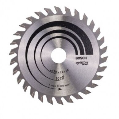 Pjovimo diskas Bosch Optiline Wood, 130x16m, 2608640583 Pjovimo diskas Bosch Optiline Wood, 130x16m, 2608640583