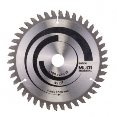 Pjovimo diskas Bosch Standard for Multi Material, 160x20/16, 2608640503 Pjovimo diskas Bosch Standard for Multi Material, 160x20/16, 2608640503