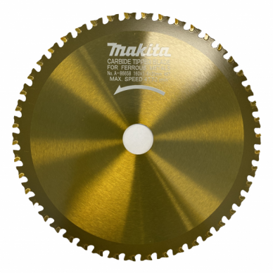 Pjovimo diskas Makita 160X20 46T, 5621RD Metalui A-86658 2