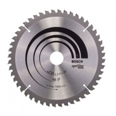 Pjovimo diskas medienai Bosch, 216x30x48, 2608640432 Pjovimo diskas medienai Bosch, 216x30x48, 2608640432