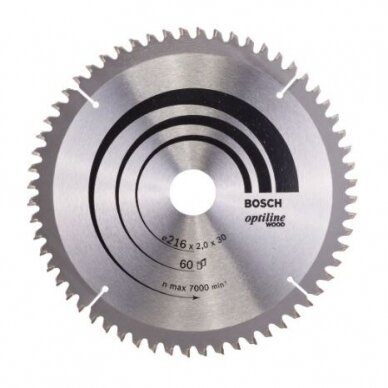 Pjovimo diskas medienai Bosch, 216x30x60, 2608640433 Pjovimo diskas medienai Bosch, 216x30x60, 2608640433