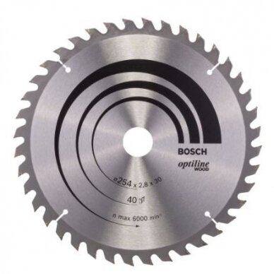 Pjovimo diskas medienai Bosch, 254x30x40, 2608640443 Pjovimo diskas medienai Bosch, 254x30x40, 2608640443