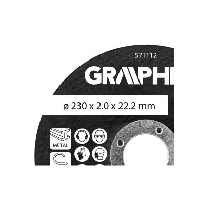 Pjovimo diskas, metalo „Corundum“ 230 x 2,0 x 22,2 mm, 41 A46-S-BF 3 Pjovimo diskas, metalo „Corundum“ 230 x 2,0 x 22,2 mm, 41 A46-S-BF 3