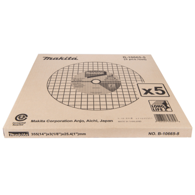 Pjovimo diskas metalui Makita B-10665-5, 355x3x25,4mm 1