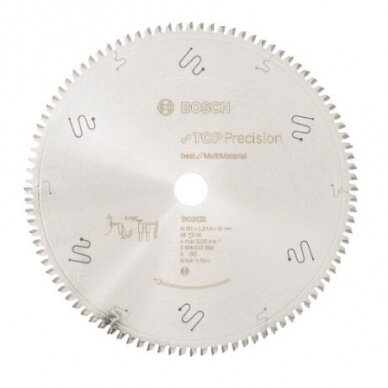 Pjovimo diskas metalui Bosch, 305x30x2,3 mm, Z96, 2608642099 Pjovimo diskas metalui Bosch, 305x30x2,3 mm, Z96, 2608642099