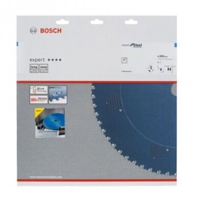 Pjovimo diskas metalui Bosch, 355x25,4x2,2mm, Z80, 2608643062 1 Pjovimo diskas metalui Bosch, 355x25,4x2,2mm, Z80, 2608643062 1
