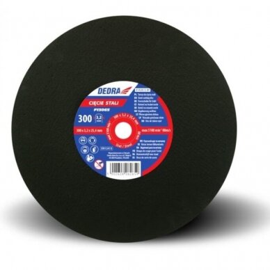 Pjovimo diskas plienui Dedra F13065, 300x3,2x25,4mm