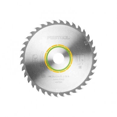 Pjovimo diskas WOOD UNIVERSAL Festool HW 210x2,4x30 W36 (493198) 1 Pjovimo diskas WOOD UNIVERSAL Festool HW 210x2,4x30 W36 (493198) 1
