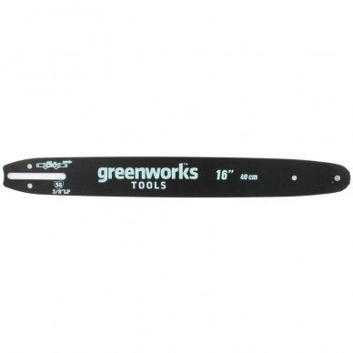 Pjovimo juosta grandininiam pjūklui Greenworks ACS-40BAR-GW, 40 cm 1 Pjovimo juosta grandininiam pjūklui Greenworks ACS-40BAR-GW, 40 cm 1