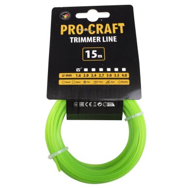 Pjovimo valas ProCraft ZI-1.6/15, 15 m Pjovimo valas ProCraft ZI-1.6/15, 15 m