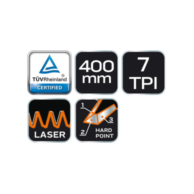 Pjūklas medžiui 400mm7TPI 6 Pjūklas medžiui 400mm7TPI 6