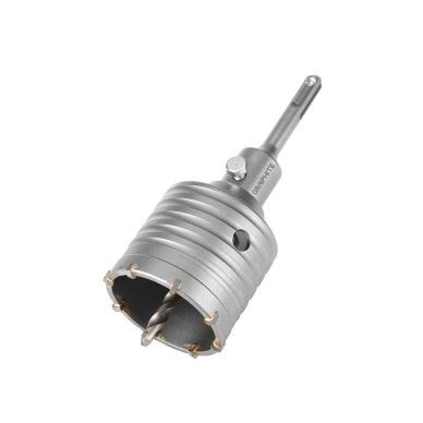 Pjūklas su šakėmis 65 mm su adapteriu SDS+ ir pagrindiniu grąžtu Pjūklas su šakėmis 65 mm su adapteriu SDS+ ir pagrindiniu grąžtu