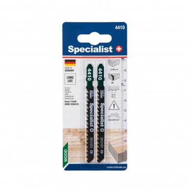 Pjūklelis 4410 (T144DP) 100 mm, 2 vnt. 2 Pjūklelis 4410 (T144DP) 100 mm, 2 vnt. 2