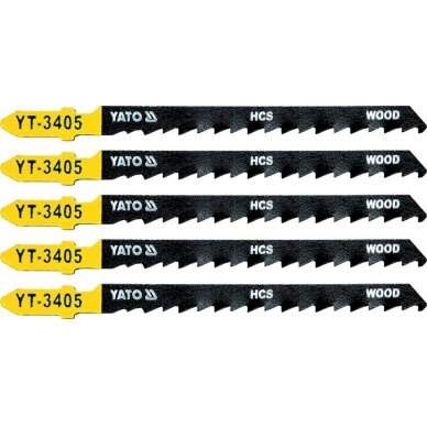 Pjūkliukas siaurapjūkliui 5vnt. 6TPI / 4mm (medis) (YT-3405)