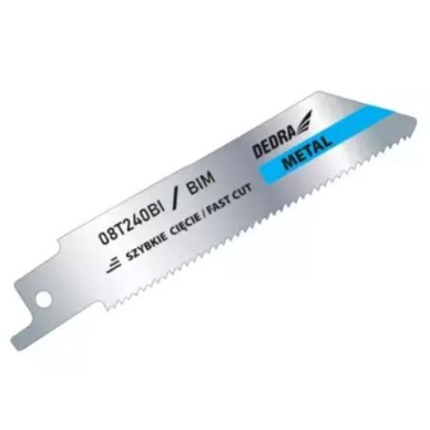 Pjūklo geležtės metalui Dedra 08T240BI, 100mm, 2 vnt. 1 Pjūklo geležtės metalui Dedra 08T240BI, 100mm, 2 vnt. 1