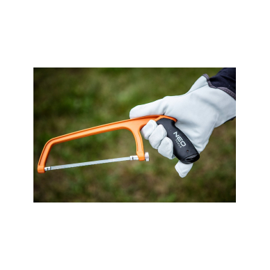 Pjūklo rėmas 150 mm, aliuminis, dviejų komponentų rankena 4 Pjūklo rėmas 150 mm, aliuminis, dviejų komponentų rankena 4