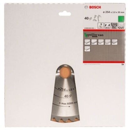 Pjovimo diskas medienai Bosch, 254x30x40, 2608640438 1 Pjovimo diskas medienai Bosch, 254x30x40, 2608640438 1