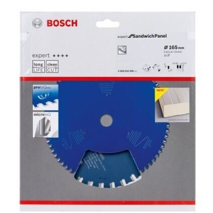 Pjovimo diskas Bosch Expert for Sandwitch Panel, 165x20x2.0/1.6x30, 2608644366 1 Pjovimo diskas Bosch Expert for Sandwitch Panel, 165x20x2.0/1.6x30, 2608644366 1