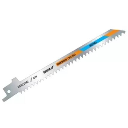 Pjūklo geležtės medienai Dedra 08T220BI, 150/125 mm, 2 vnt. 1 Pjūklo geležtės medienai Dedra 08T220BI, 150/125 mm, 2 vnt. 1