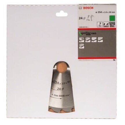 Pjovimo diskas medienai Bosch, 254x30x24, 2608640434 1 Pjovimo diskas medienai Bosch, 254x30x24, 2608640434 1