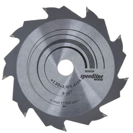 Pjovimo diskas medienai Bosch SPEEDLINE WOOD, 130x16mm, 2608640774 Pjovimo diskas medienai Bosch SPEEDLINE WOOD, 130x16mm, 2608640774