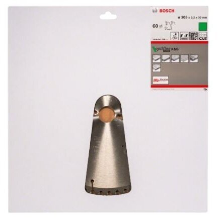 Pjovimo diskas Bosch, 305x30x3,2 mm, Z60, 2608641768 1 Pjovimo diskas Bosch, 305x30x3,2 mm, Z60, 2608641768 1
