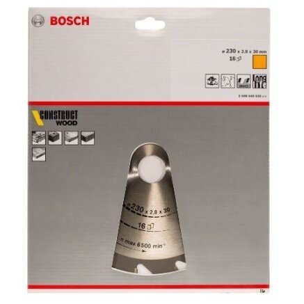 Pjovimo diskas medienai Bosch SPEEDLINE WOOD, 230x30mm, 2608640635 1 Pjovimo diskas medienai Bosch SPEEDLINE WOOD, 230x30mm, 2608640635 1