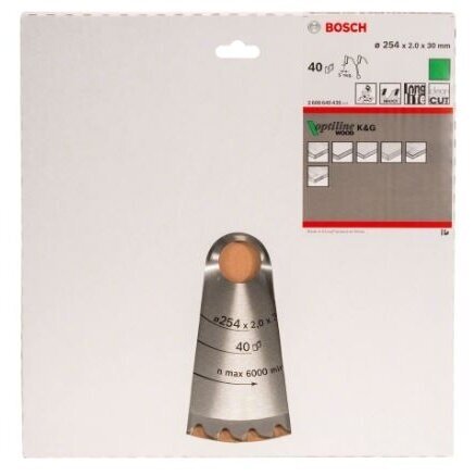 Pjovimo diskas Bosch Optiline Wood, 160x20, 2608641173 1