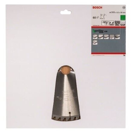 Pjovimo diskas Bosch Optiline Wood, 315x30m, 2608640651 1 Pjovimo diskas Bosch Optiline Wood, 315x30m, 2608640651 1