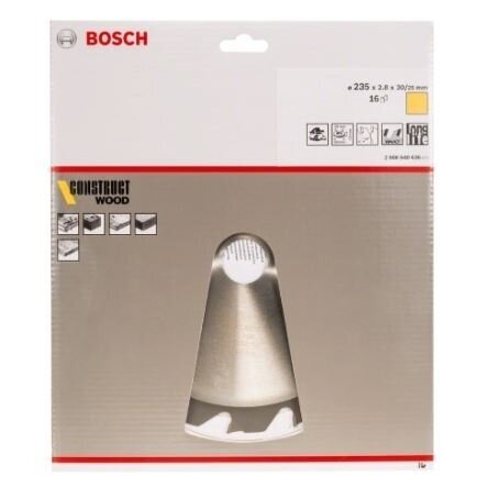 Pjovimo diskas medienai Bosch SPEEDLINE WOOD, 235x30mm, 2608640636 1
