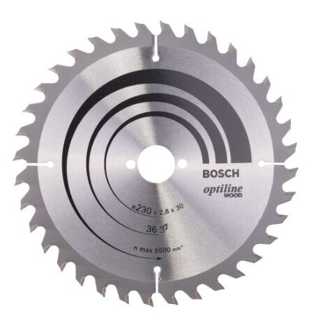 Pjovimo diskas Bosch Optiline Wood, 230x30m, 2608640628 Pjovimo diskas Bosch Optiline Wood, 230x30m, 2608640628