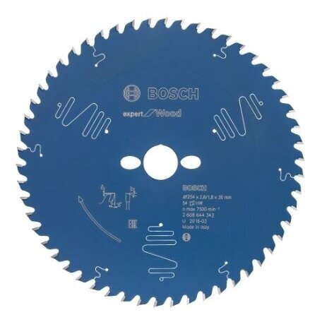Pjovimo diskas Bosch Expert for Wood, 254x30xZ54, 2608644342 Pjovimo diskas Bosch Expert for Wood, 254x30xZ54, 2608644342