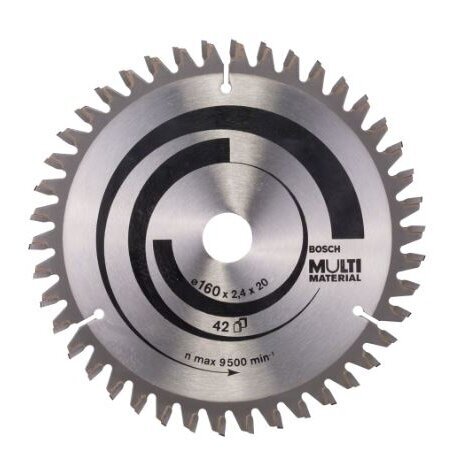 Pjovimo diskas Bosch Standard for Multi Material, 160x20/16, 2608640503 Pjovimo diskas Bosch Standard for Multi Material, 160x20/16, 2608640503