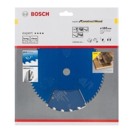 Pjov. diskas medienai Bosch Expert for Construct Wood, 165x20x2,0mm, Z24, 2608644137 1 Pjov. diskas medienai Bosch Expert for Construct Wood, 165x20x2,0mm, Z24, 2608644137 1
