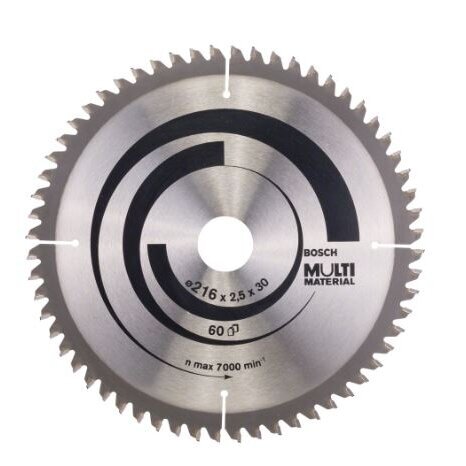 Pjovimo diskas Bosch Standard for Multi Material, 216x30x60, 2608640446 Pjovimo diskas Bosch Standard for Multi Material, 216x30x60, 2608640446