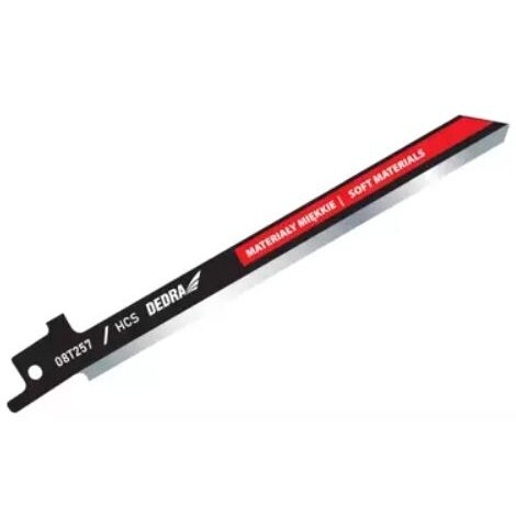 Pjūklo geležtės minkštoms medžiagoms Dedra 08T257, 150mm, 2 vnt. 1 Pjūklo geležtės minkštoms medžiagoms Dedra 08T257, 150mm, 2 vnt. 1