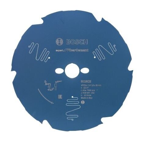 Pjov. diskas fibrocementui Bosch Expert for Fiber Cement, 254x30/25,4 mm, Z6, 2608644350 Pjov. diskas fibrocementui Bosch Expert for Fiber Cement, 254x30/25,4 mm, Z6, 2608644350